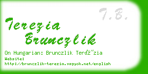 terezia brunczlik business card